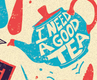 Illustrated J Poster - Teapot