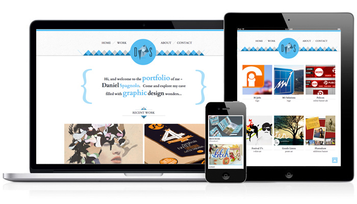Responsive Porfolio Website - Desktop/Tablet/Mobile